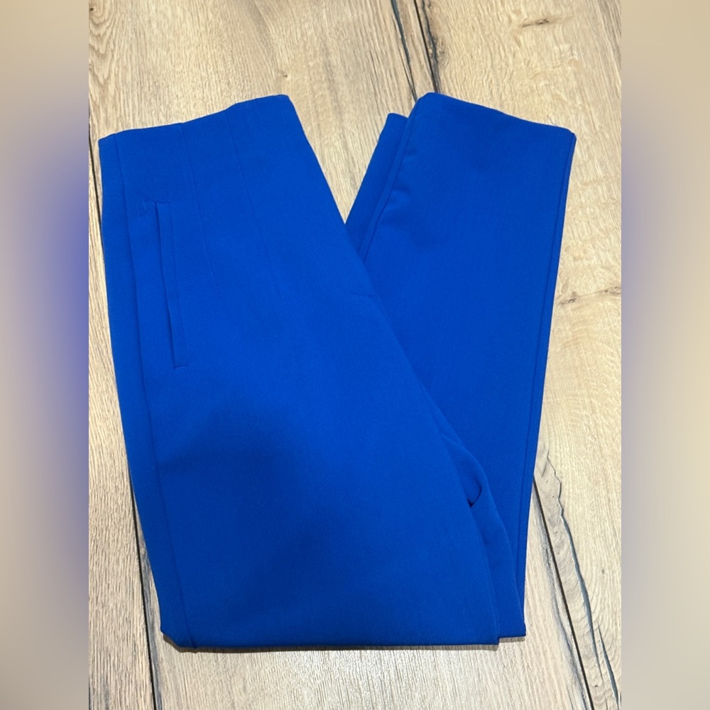 Zara Royal Blue High Waisted Trousers - image 3